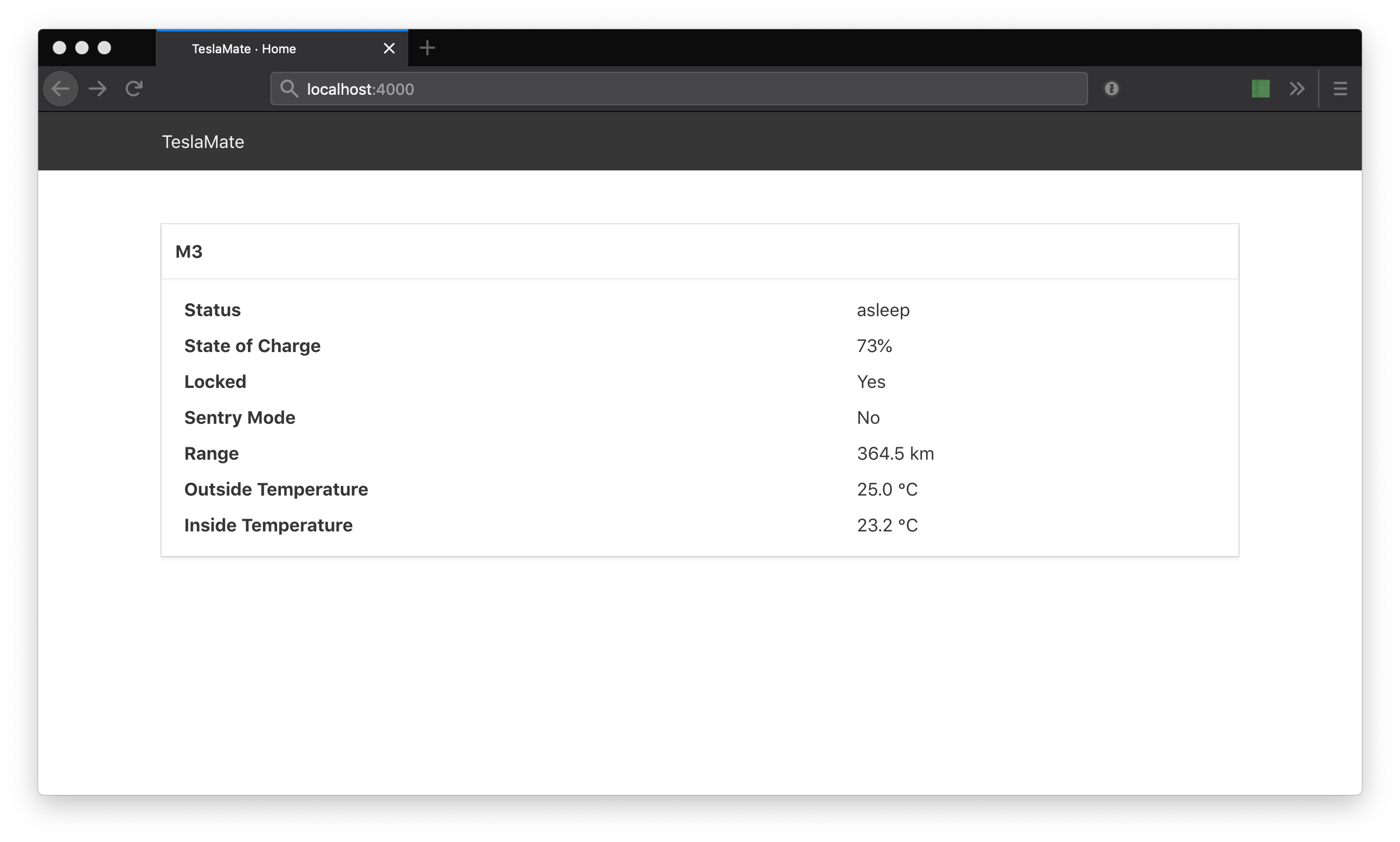 Web Interface